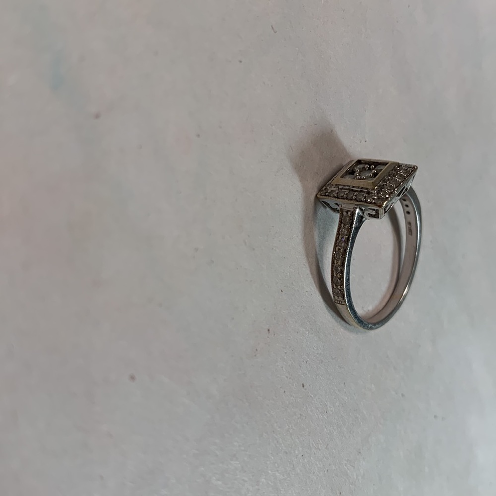 Diamond And Silver Ring - image 6